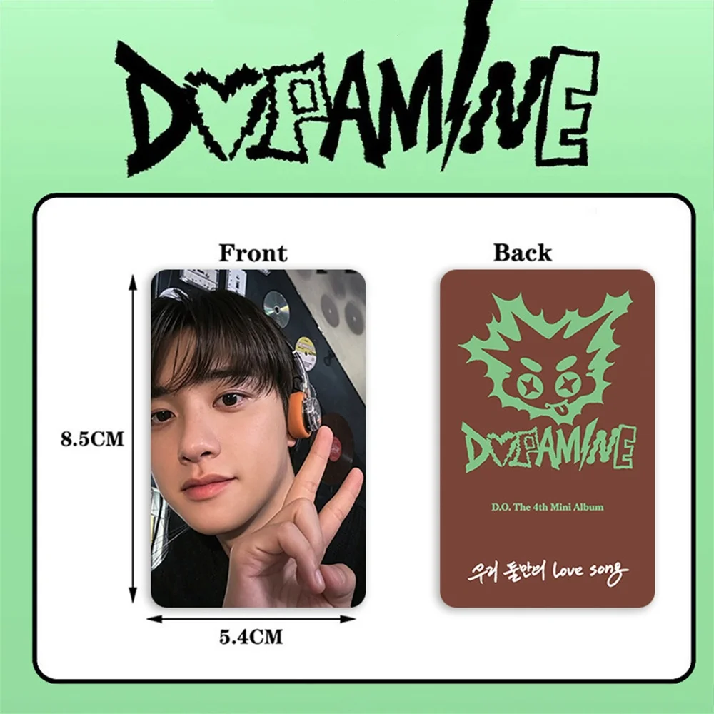 Hot Sale D.O New Album DOPAMINE HD Cosplay Photocards High Quality Coated Paper LOMO Cards Glossy Postcard Fans Collection