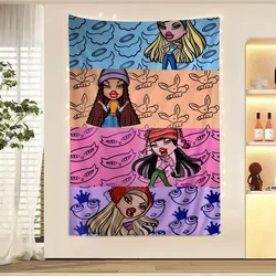 Bratz Doll Classic Anime Tapestry Anime Tapestry Hanging Tarot Hippie Wall Rugs Dorm Wall Hanging Sheets