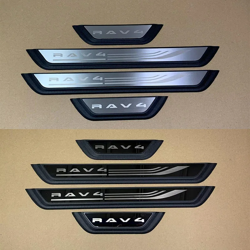 

Suitable for 26 RAV4 models with external door sill strips, welcome pedal door sill strips, and anti scratch decoration