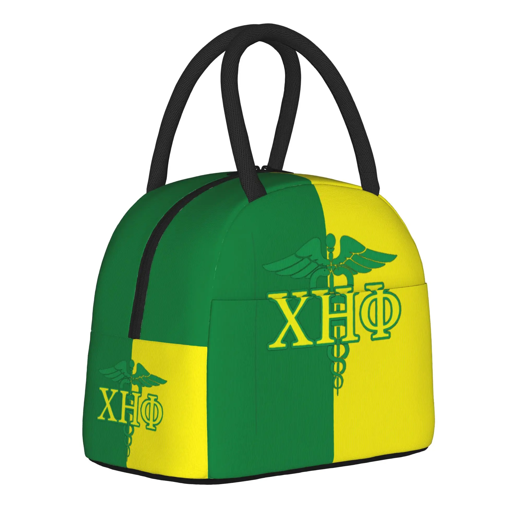 CHI ETA PHI Sorority Nurse 1932 Lunch Bag  Fun Lunch Box For Unisex  Portable Cooler Bag Oxford Designer Thermal Tote Handbags