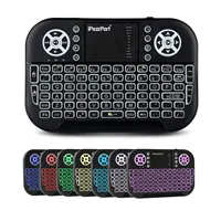 iPazzPort Mini Wireless Keyboard Remote Control Touchpad Mouse Combo Backlit for Tablet/TV Box/Windows/PC (Bluetooth& 2.4G REV))