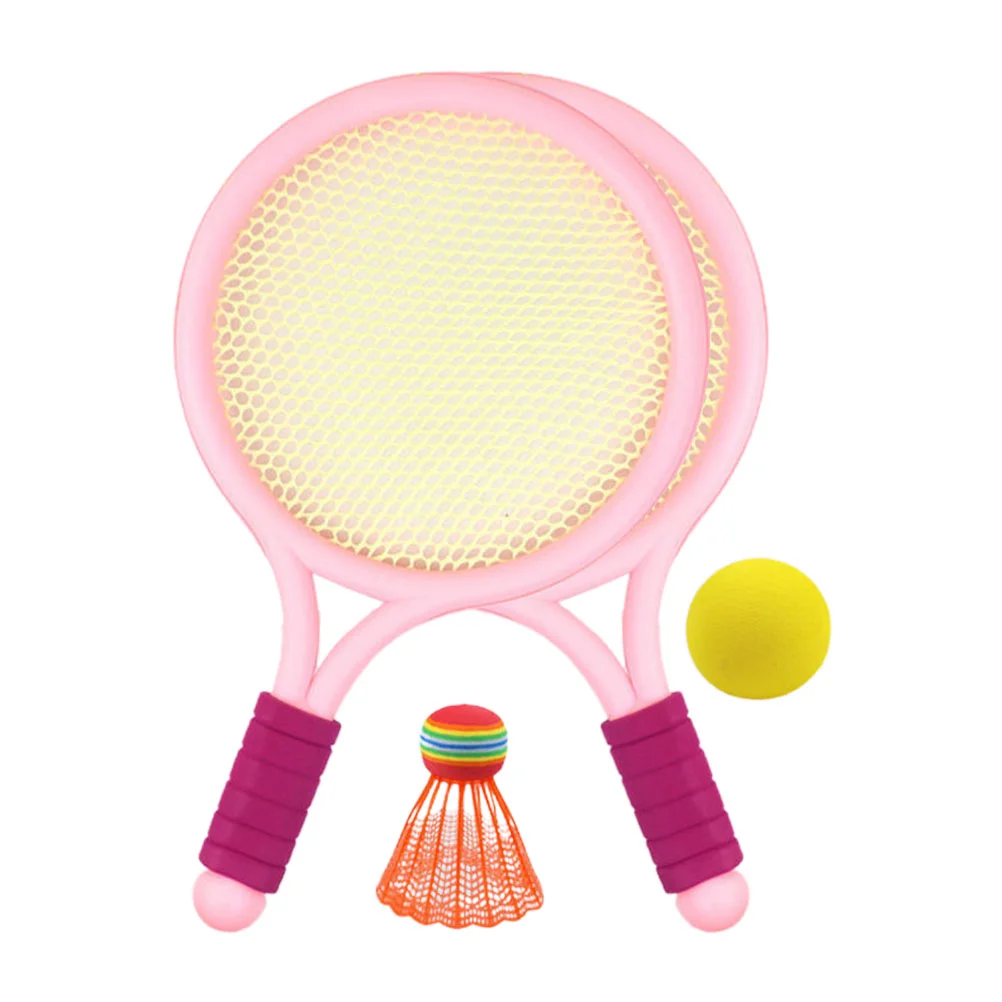 

Beginner Tennis Racket Toys for Babies Kids Professional Badminton Pink Sports Child