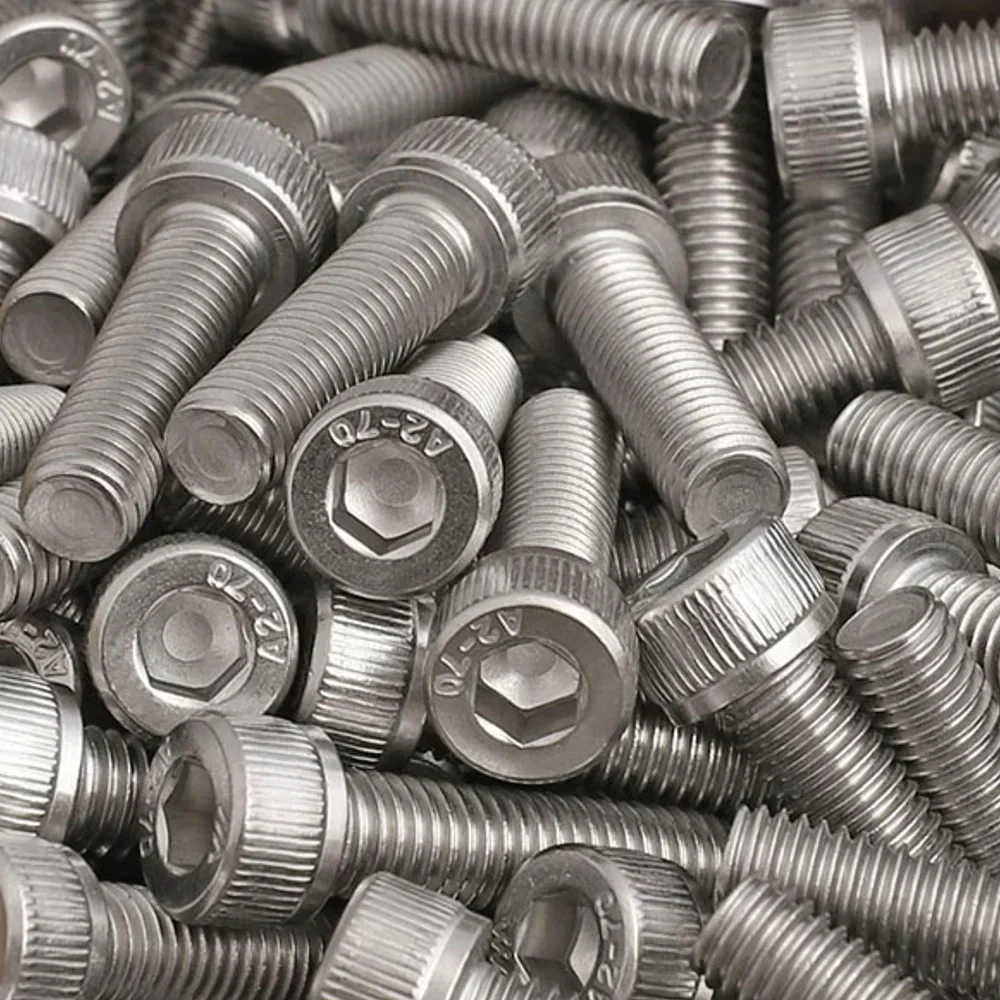 Left Hand Thread Hex Socket Head Cap Screw Counterclockwise Reverse Thread Screws 304 Stainless Steel M3 M4 M5 M6 M8 M10 M12 M16