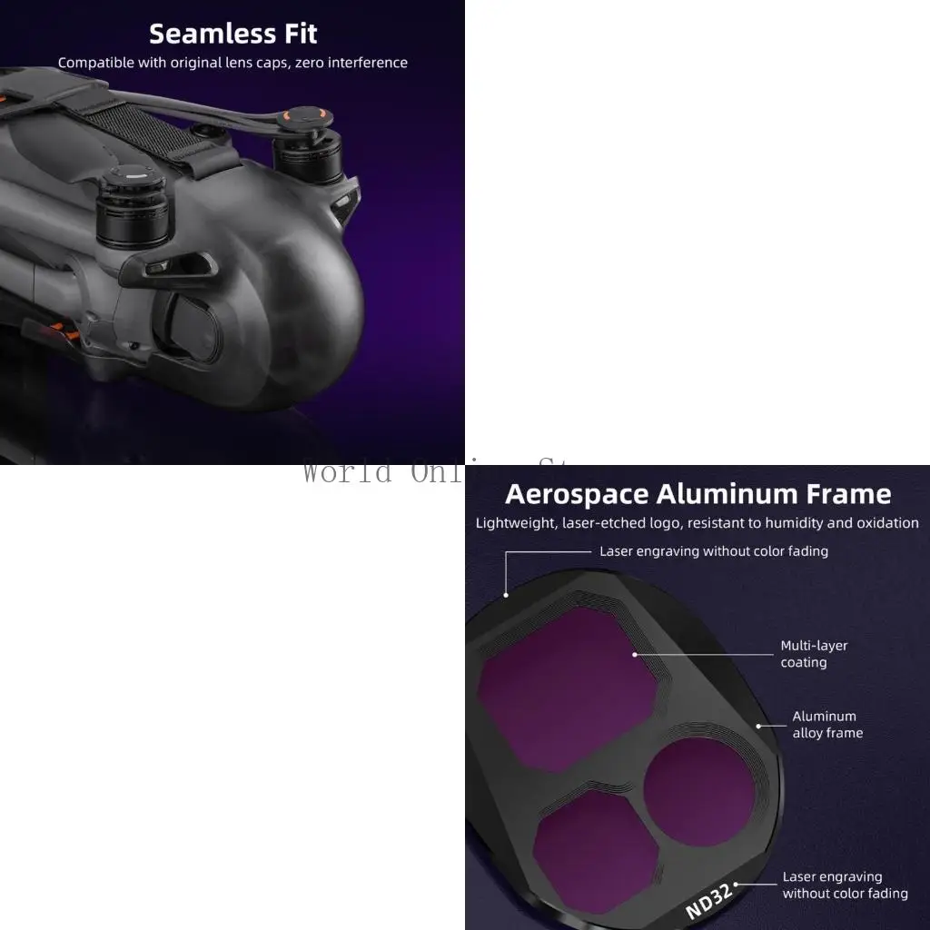 Filter Polarizer Filter Lensa Aluminium Filter CPL ND8 ND16 ND32 Filter 87HC