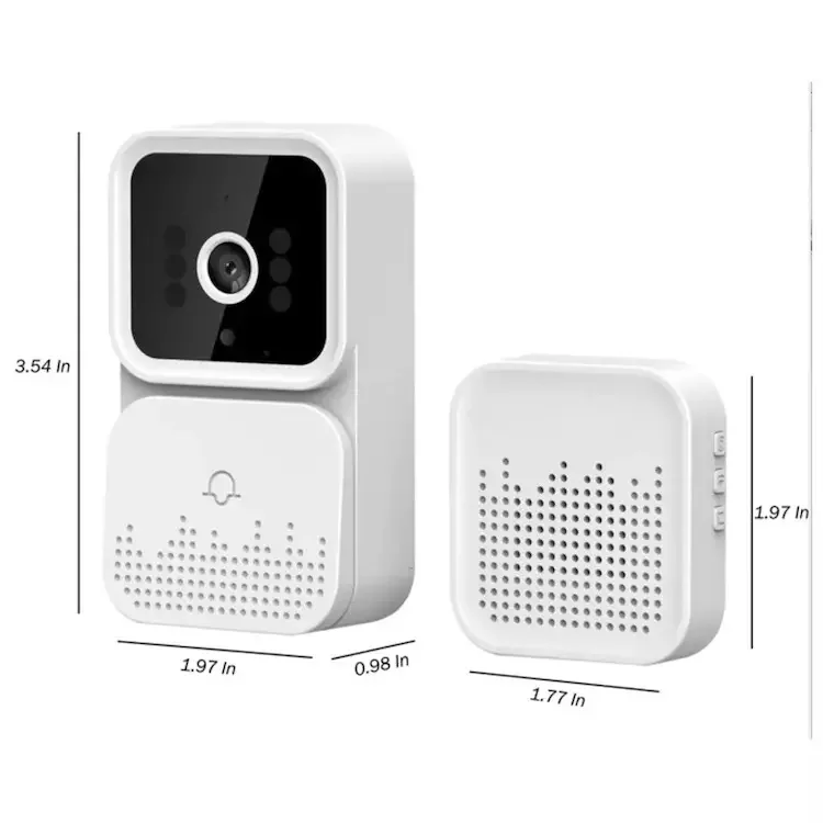 WiFi IP Video Doorbell Wireless Night Vision Door Phone Camera Two-Way Audio Intercom Visual Home Security Monitor M6 Doorbell