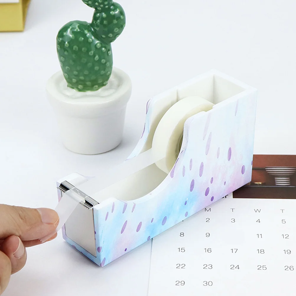 Tapehouder voor bureaudispenser die rollenlijm snijdt Handheld Office Portable Mini Desktop