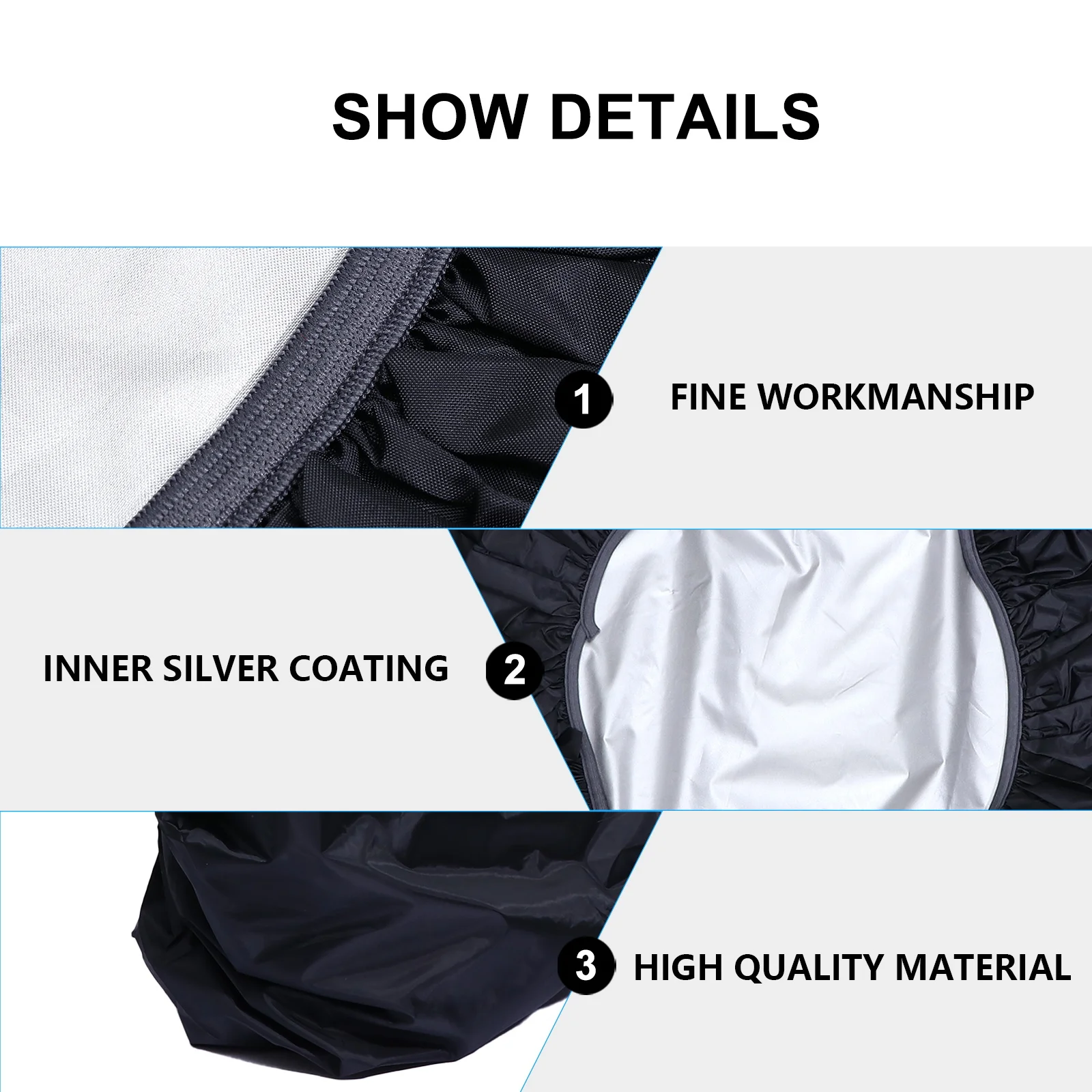 

Durable Waterproof Rain Cover for Backpacks Lightweight Silver Coated Protection Against Rainstorms Rain Cover