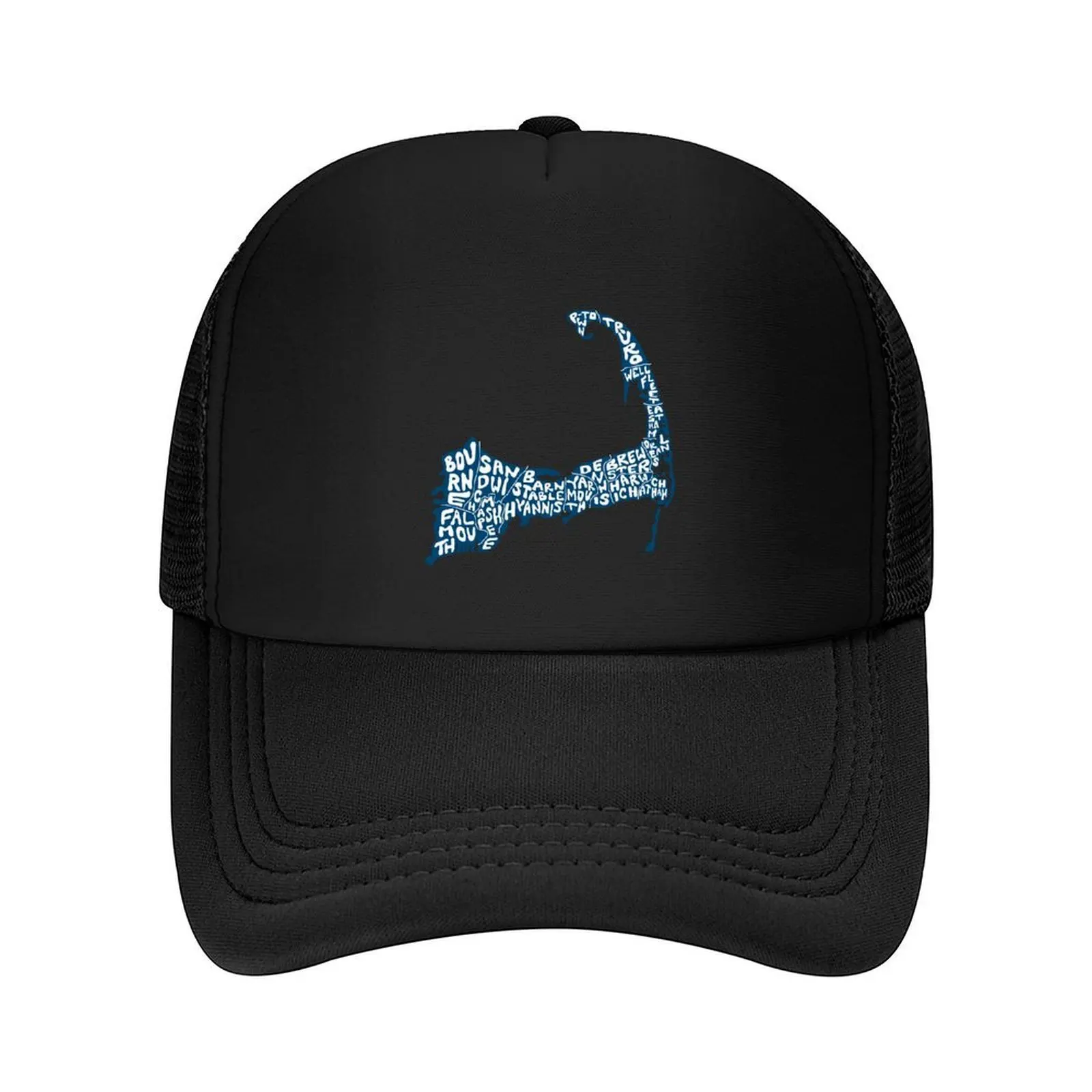 

Hand drawn Cape Cod map Baseball Cap Vintage dad hat Mountaineering derby hat For Man Women's