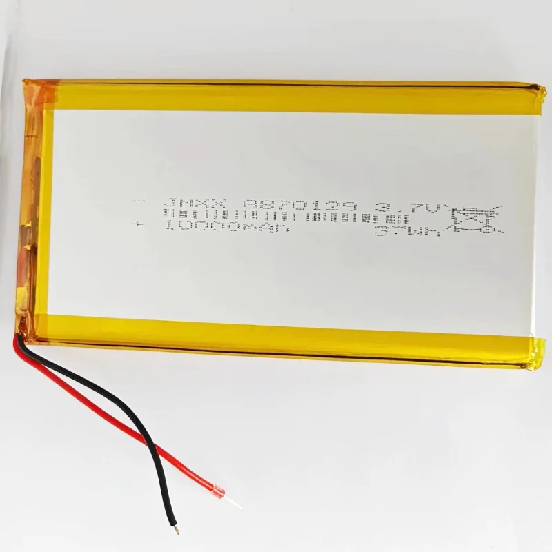 Polymer battery 8870129 Rechargeable 3.7V 10000mAh suitable for Bluetooth speaker power bank DIY tablet lithium polymer battery