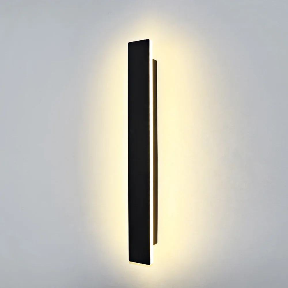 

Modern Linear Wall Mount Sconce Lamp 15W 40cm Acryl Background Strip Decor Light Fixture for Bedroom Hallway Aisle Hotel Room