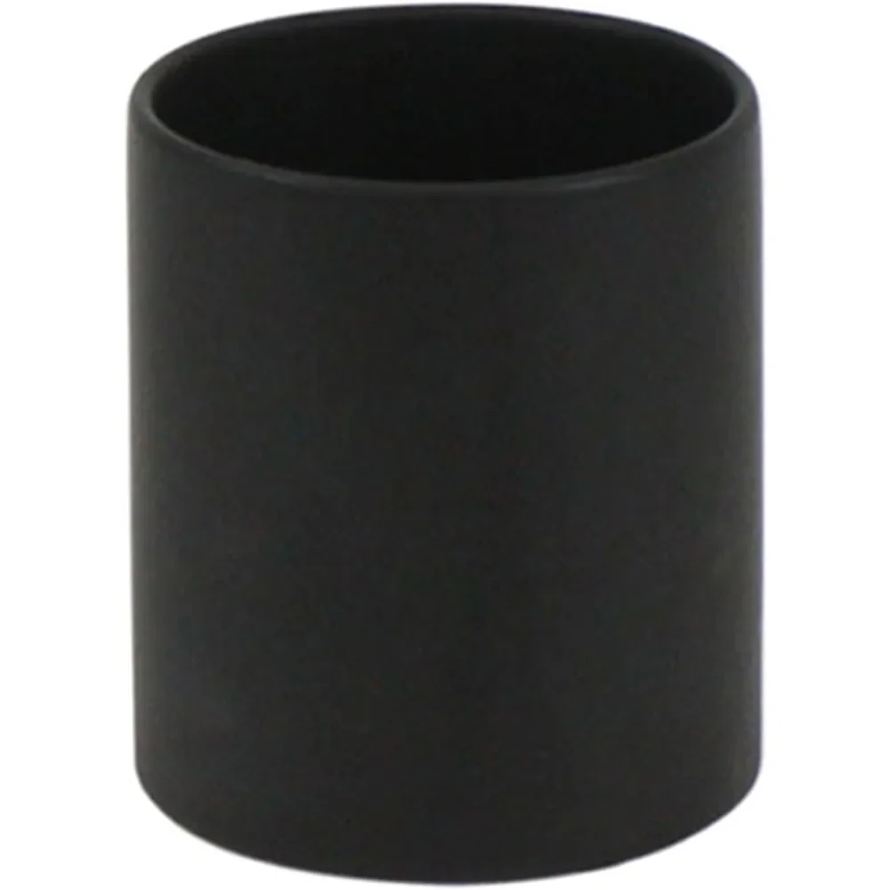 Matte Black Ceramic Cylinder Vase ,Candle Holder, Terrarium Planter Pot, Tabletop Storage Container Organizer,3.75