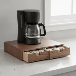 Organizador de cápsulas de café para cocina – Ahorra espacio en encimera, 30 unidades