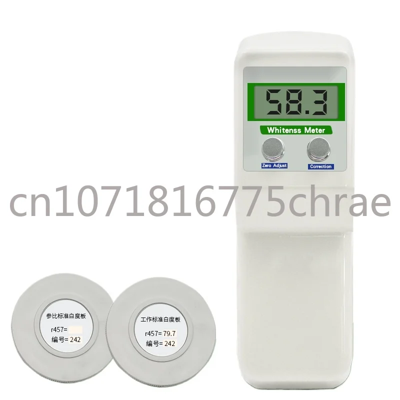 Portable Digital Display Brightness Tester Paper Flour Paint Whiteness Meter Wsb-1 Towel Cloth Grass Whiteness Test