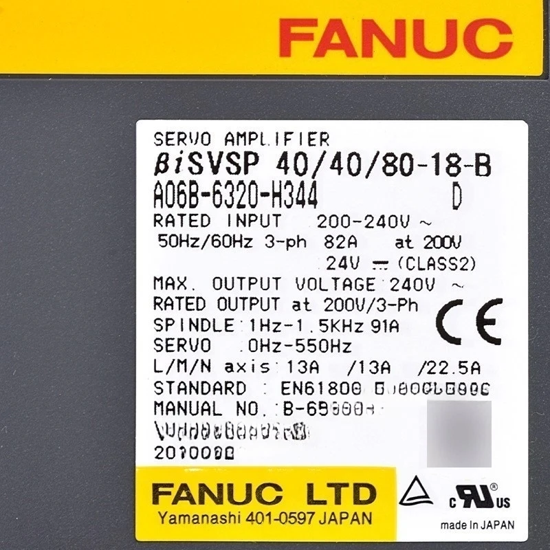 Fanuc A06B-6320-H344 Servo Amplifier Tested ok Expedited Delivery