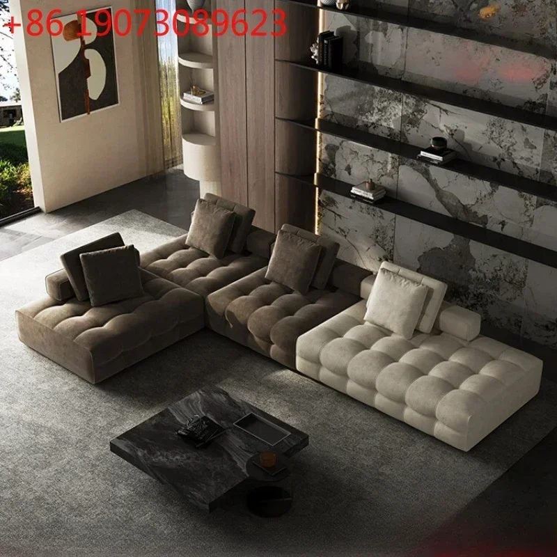 L Shape Living Room Sofas Sale Minimalist Headboards Corner Puffs Sofa Couch