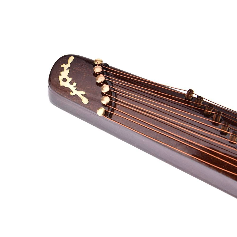 【العوامات العلوية】آلة موسيقية صغيرة مصنوعة يدويًا من خشب Guzheng نموذج زينة هدايا تذكارية #2