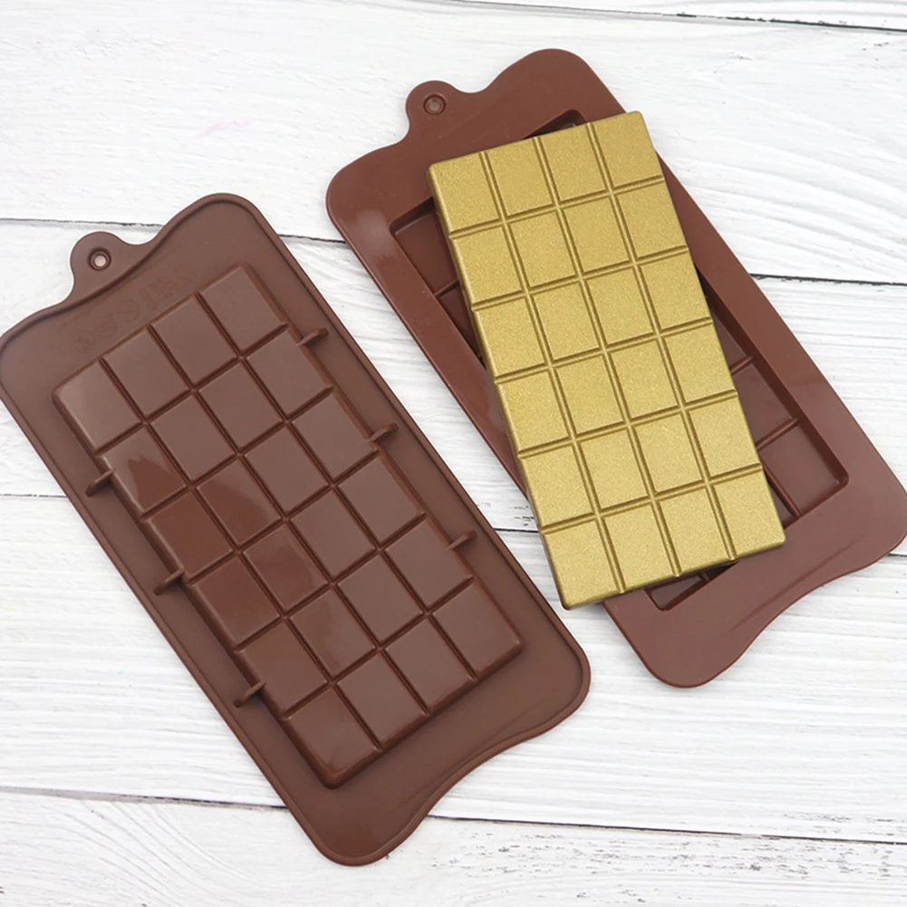 Dubai Chocolate Bar 2 Style Chocolate Bar Mold Deep Dubai Thick Chocolate Bar Molds Silicone for Filling Knafeh Pistachio 1-5Pcs