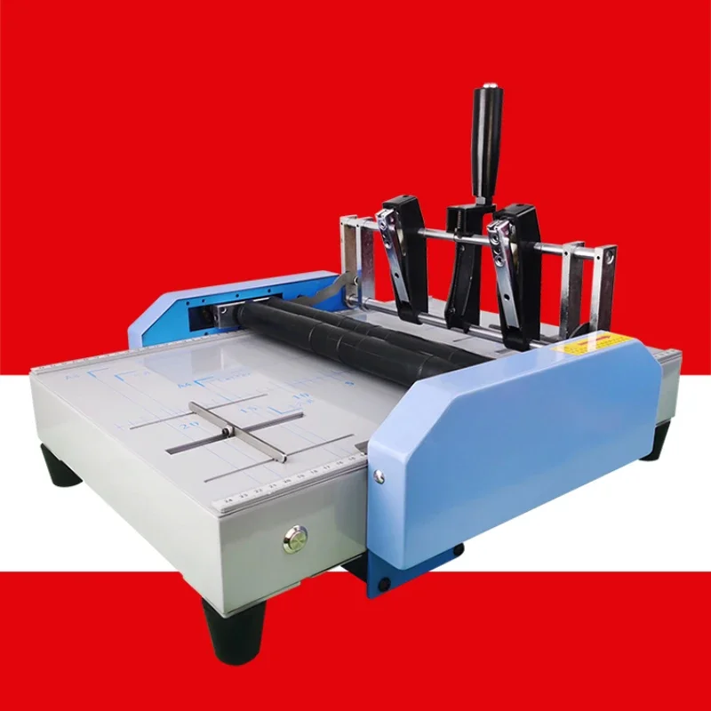 A3 small binding machine folding page riding nail folding machine A4 middle seam