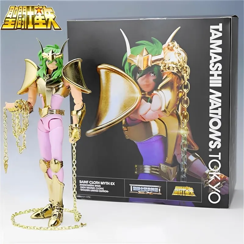 

Anime Saint Seiya Action Figure In Stock Original Bandai Ex Gold Andromeda Shun Myth Cloth Tnt Limited Model Gift Collection Toy