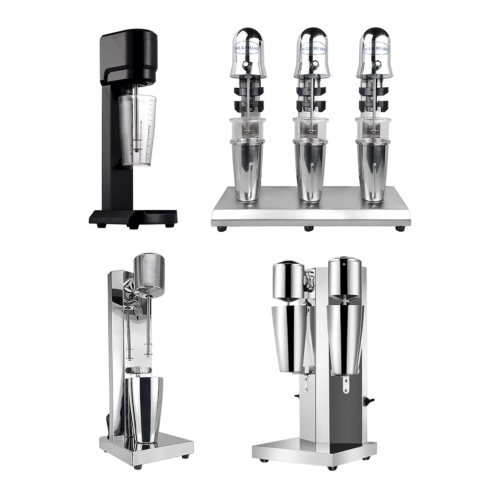 STLW JW Commercial Milk Shake Machine Multi-Function Quick Crushed Ice Milkshake Shaved Ice Smoothie High-power Smoothie Blender