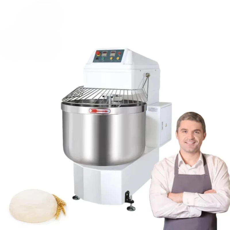 Pizza Dough Kneader Bakery Flour Mill Dough Mixer Machine Spiral Mixer Bread Dough Mixer Electric Snack Machines