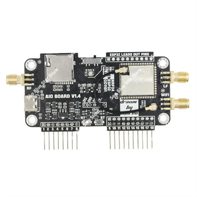 NRF24 + ESP32 multi-function expansion module wifi three-in-one expansion board