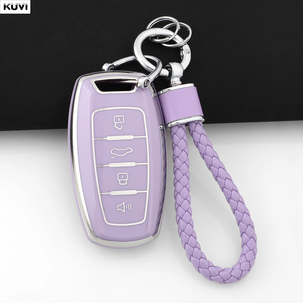 NEW Fashion for Haval Jolion 2022 Dargo F7 Jolyon H6 F7x Great Wall Gwm Poer F5 Cannon Remote Car Key Case Cover Fob 4 Button