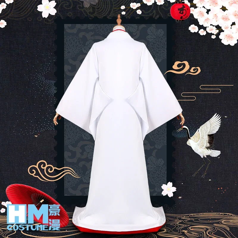 Disfraces de Anime BORUTO para niñas, ropa de Cosplay, Hinata Hyuga, Kimono blanco, horquilla de flores, accesorios de S-XXL