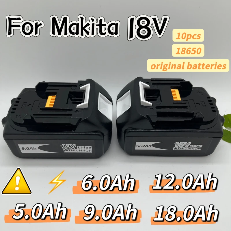 

Сменная аккумуляторная батарея 18 В 5,0-1,0 Ач для Makita | Подходит для BL1850B, BL1860, BL1830, BL1815, BL1840 | Высокая производительность, прочный, безопасный