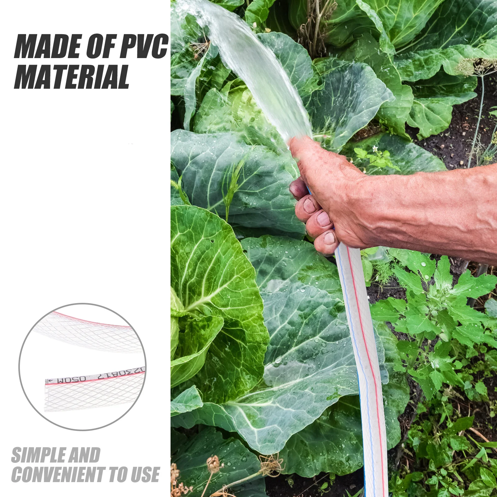 

Thickened Water Garden Hose Pipe For Lawn Irrigation Car Washing Flexible Garden Horse For Home Extension Hose