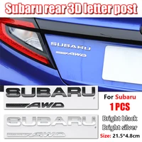 Pegatinas de ABS para coche, emblema de letras para Subaru BRZ SYMMETRICAL AWD WRX Forester XV Outback Impreza STI Legacy, insignia decorativa para maletero
