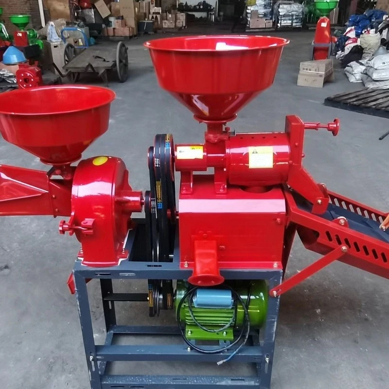 Rice milling machine Automatic new rice beating machine Household multi-functional peeling machine