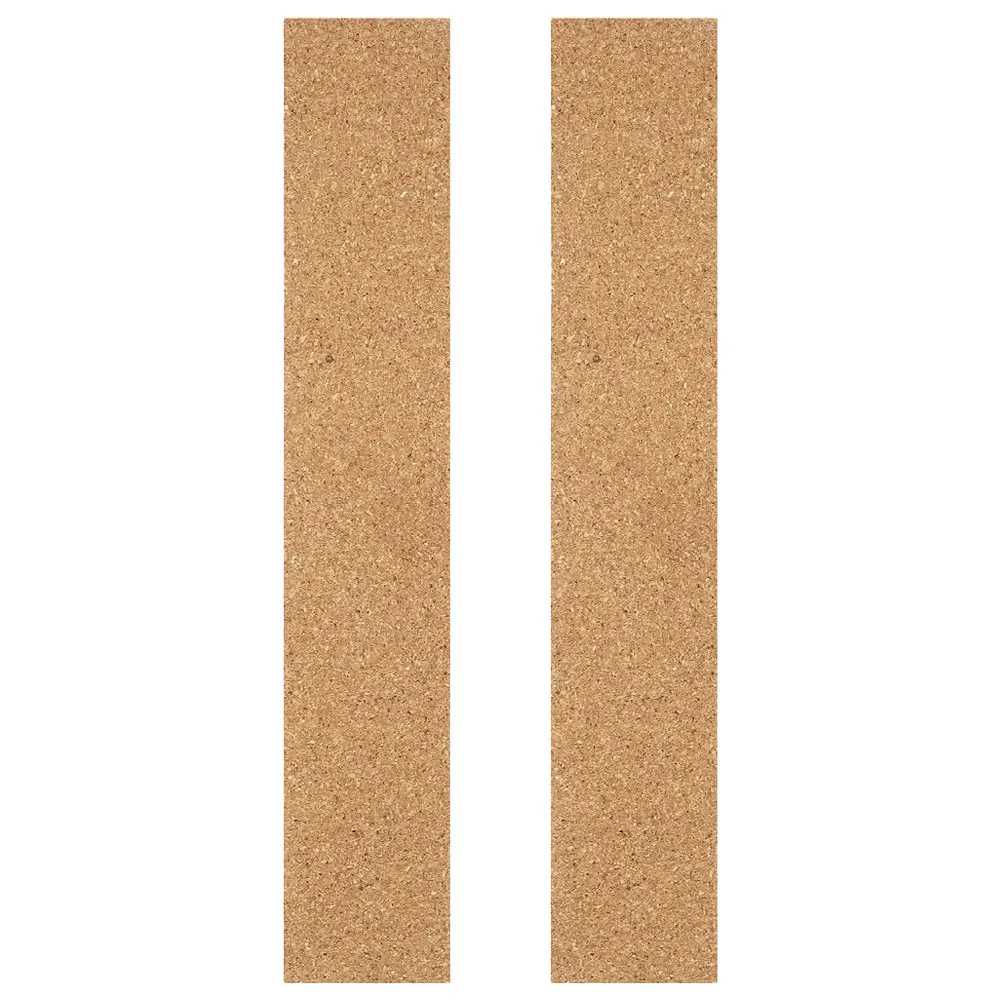 2 szt. Samoprzylepne korkowe paski ścienne 30cmx5cmx6mm, listwy do tablic ogłoszeniowych do biura, dekoracji domu, na notatki, zdjęcia, bez ramki