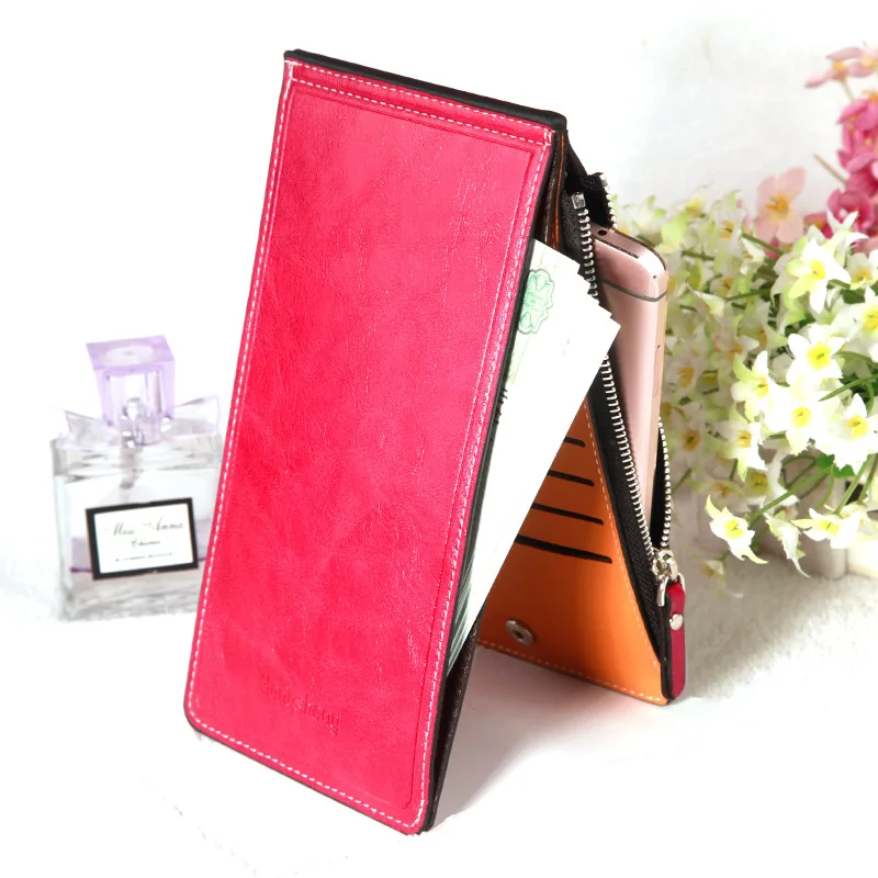 Long Slim Clutch For Wallet Female Male Men Women Purse Zipper Money Bag Business Card Holder Walet Lady Cuzdan Vallet Phone Bag - view 5