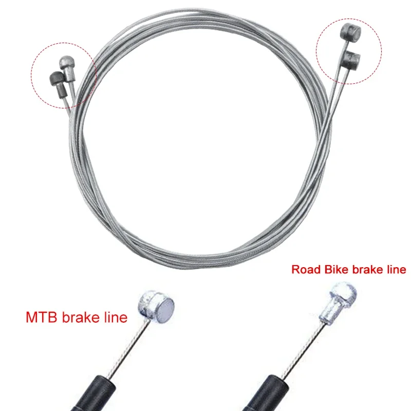 MEROCA Mountain Bike Brake / Speed Shift Cable Kit 2m 2.5m Road Bike BMX High Quality Brake Cable Speed Cable