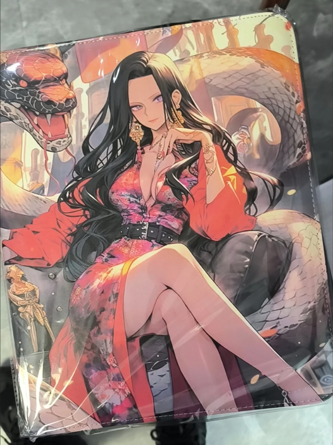 새로운 뜨거운 판매 나열 된 원피스 만화 애니메이션 배틀 카드 전용 소책자 지퍼 바인더 카드 홀더 카드 카드 컬렉션 장난감 선물