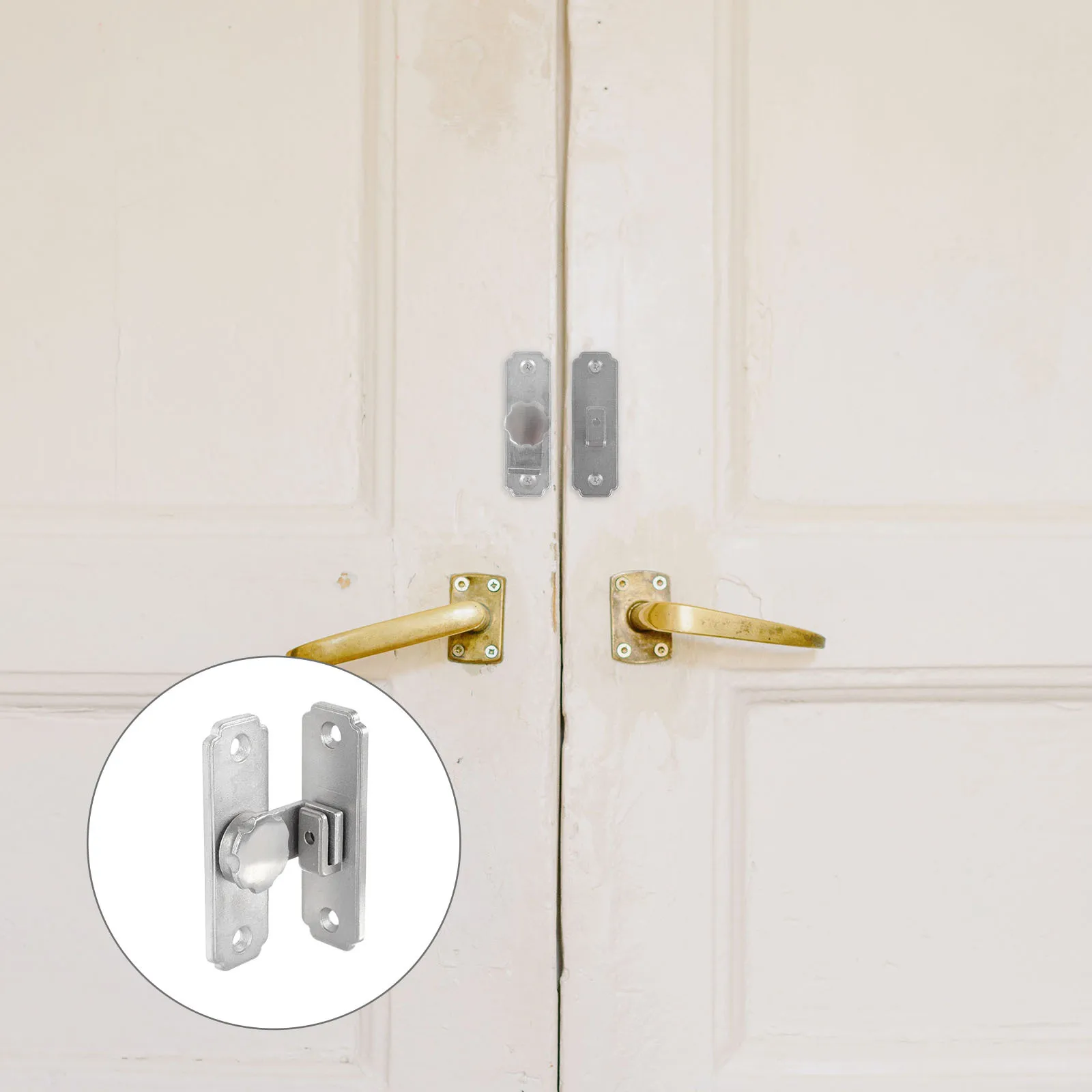

Sliding Door Stainless Steel Latch For Door 90 Latch Lock Degree Heavy Duty Lock Bolt for Bathroom Gate Hardware
