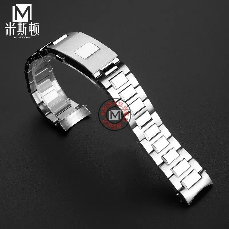 For IWC Portuguese Chronograph Series IW37617 IW358312 Solid Curved-Edge Stainless Steel Bracelet 20mm