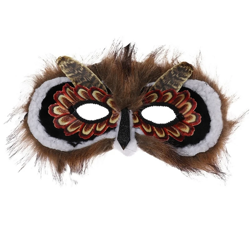 Halloween Owl Mask Animal Cosplay-Dress Up Wings Owl Wings Bird Wings Kindergarten Performance-Costumes for Kid