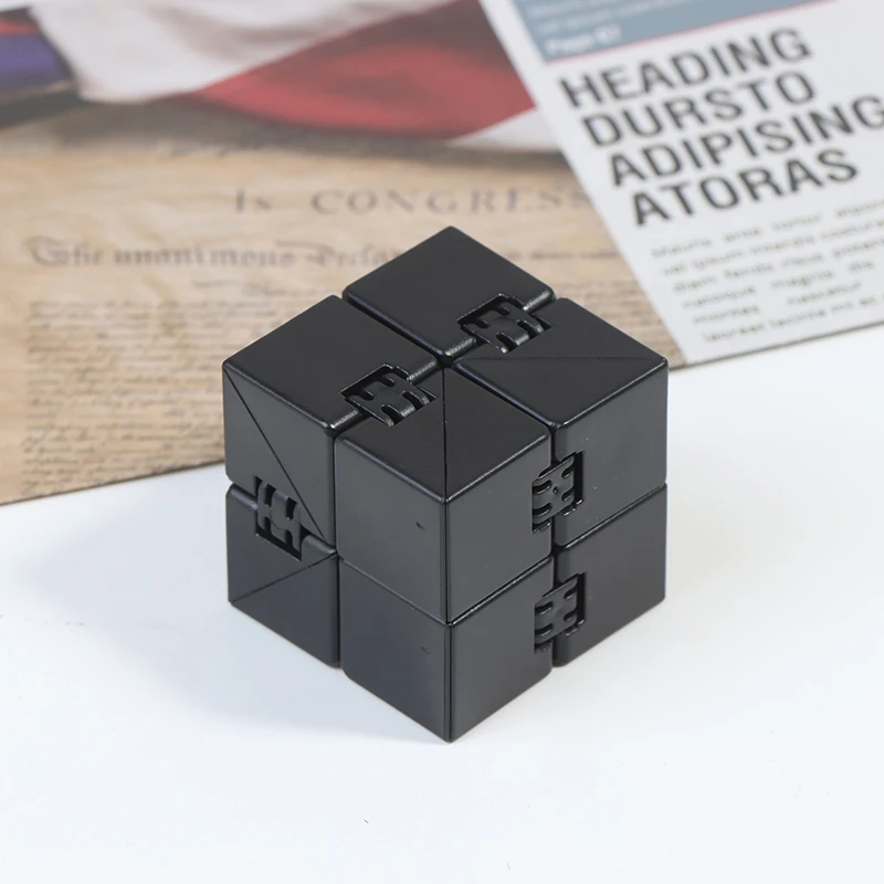 Infinity Magic Cube Finger Toy Office Flip Cubic Puzzle Stress Relief Cube