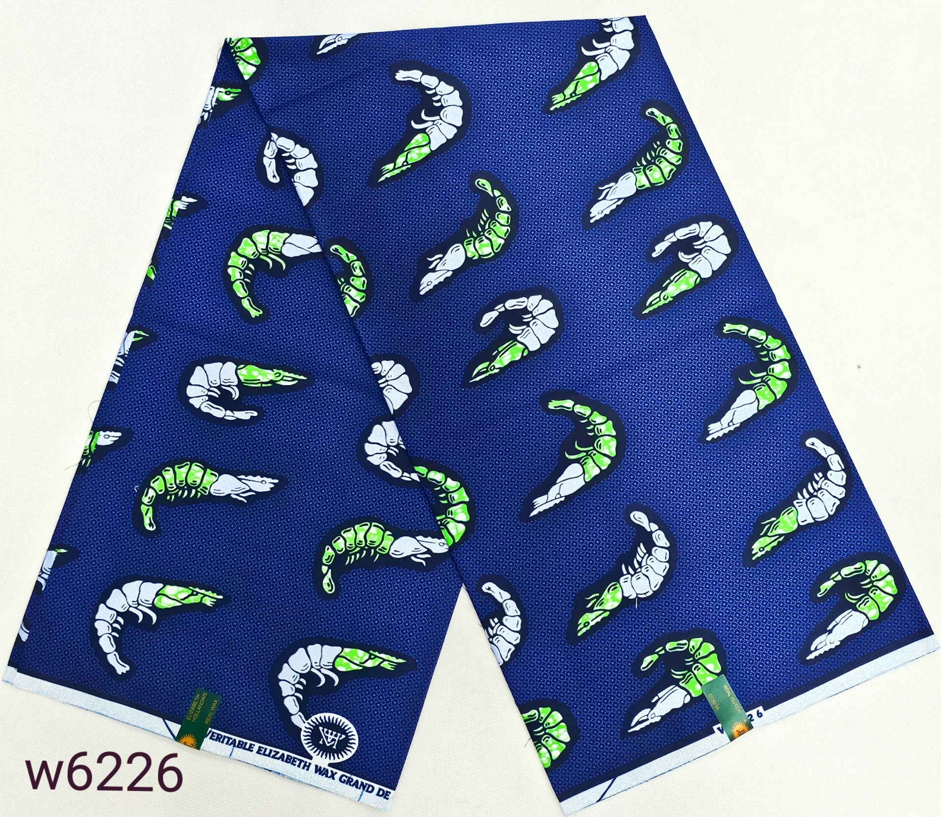 

African Super Real Holland de Wax Original 2025 Hollandais Dress Dutch Loincloth 6 Yards 100% Cotton Veritable Wax Pagne