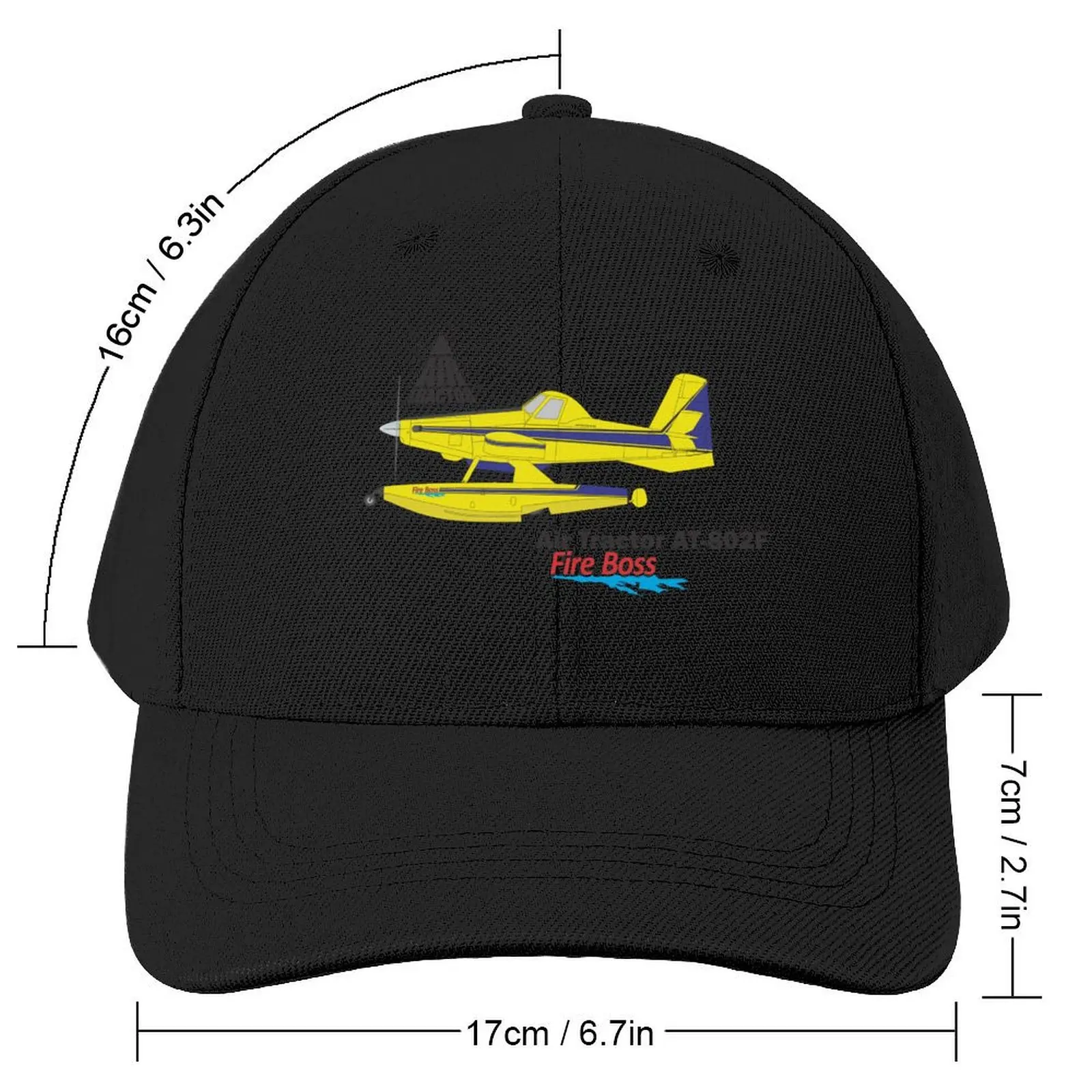 Air Tractor AT802F Fire Boss Baseball Cap Luxury Man Hat tea Hat Hat Baseball Cap Gentleman Girl Men's