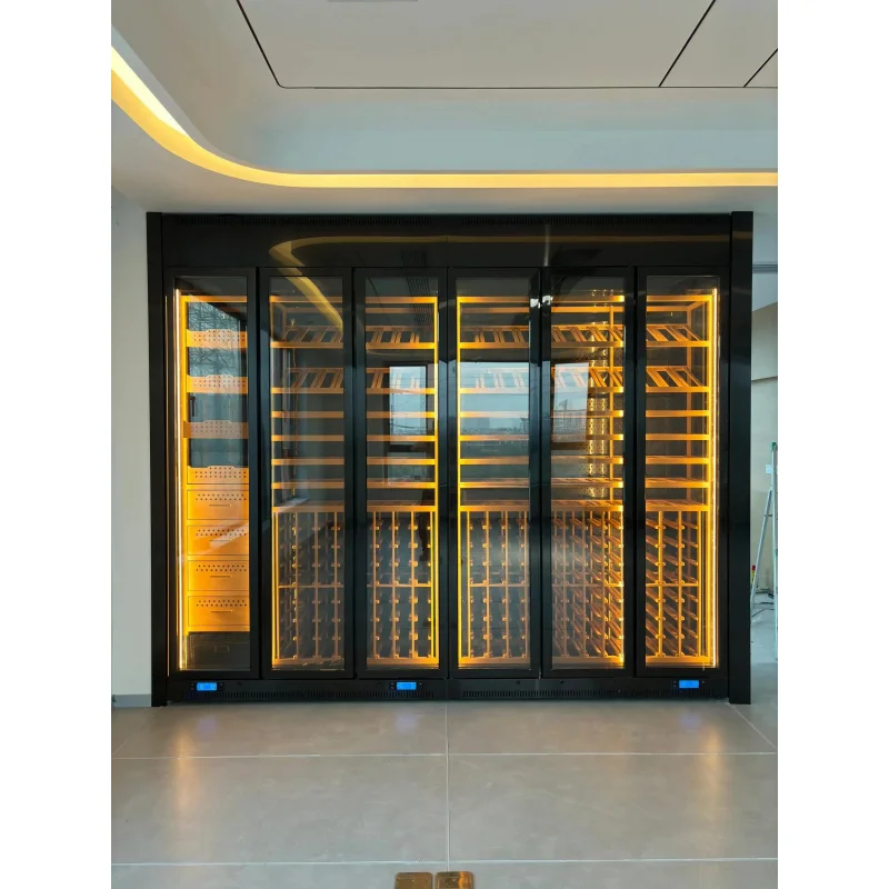 Customize.Commercial Wine Fridges & Thermostatic Cabinets Modern Custom Stainless Steel Designs Living Room Home Hotel