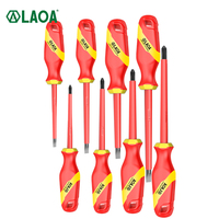 LAOA VDE Insulated Screwdriver 1000V Slotted Phillips Screw Driver Bits Kit Electrician Magnetic Home DIY Repair Multi Tools