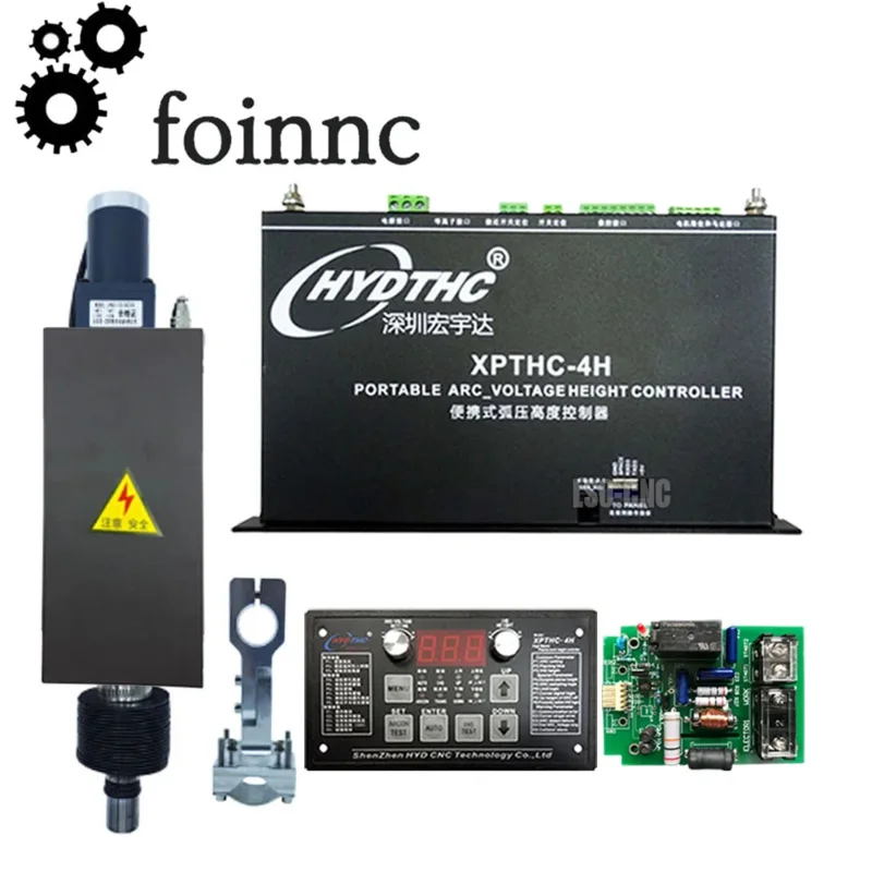 Xpthc-4h Arc Voltage Height Controller Kit Cnc Flame Plasma Cutting Machine Torch Height Controller 130mm Lifter Jykb-130-dc24