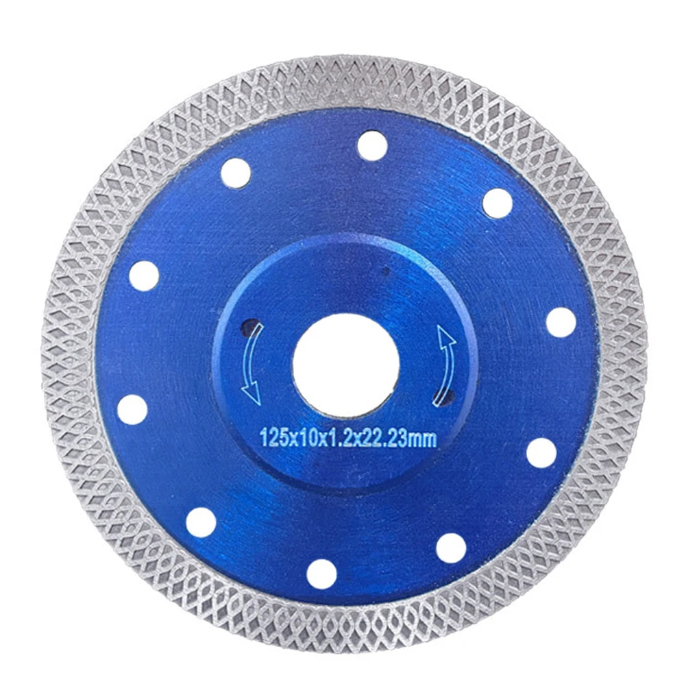 125mm Diamond Sawblade with Mesh Texture Design Ceramic Marble Cutting Disc for Marble Cutting Tool Angle Grinding Machine