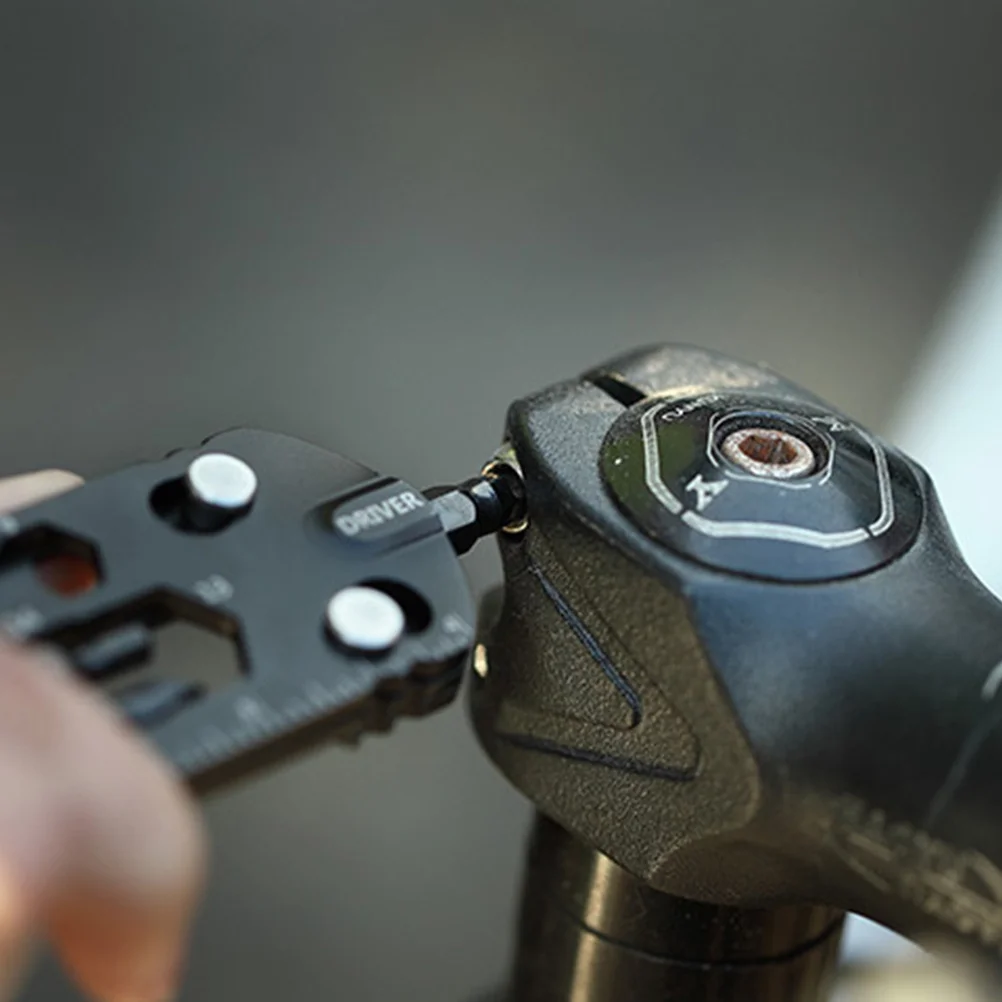 Bike Repair Tool Kit Premium Material Multifunctional Maintenance for Outdoor Sports Camping Professional Personal Use Black