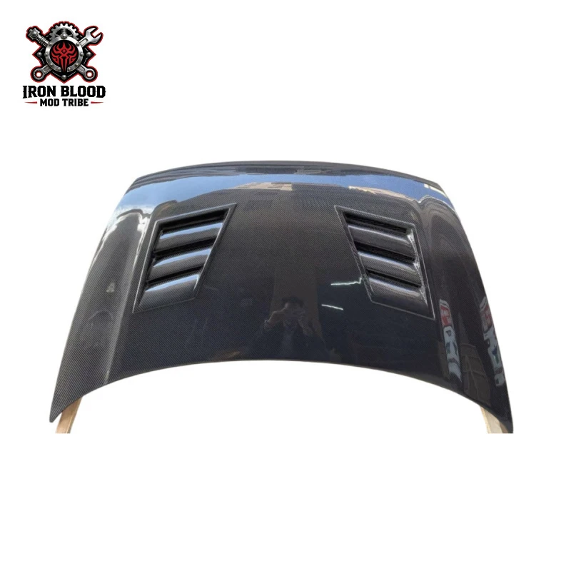 

Suitable for 2005-12 Honda Civic TypeR FD2 modified upgraded carbon fiber engine cover with holes