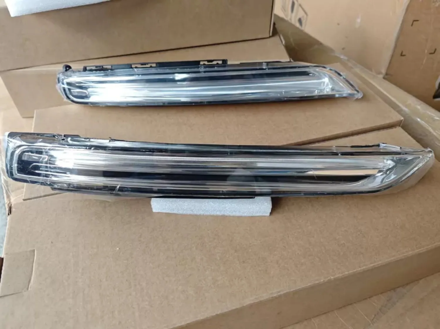 

Передний бампер автомобиля противотуманные фары DRL дневные ходовые огни дневного света для Porsche Cayenne 14-17 указатель поворота