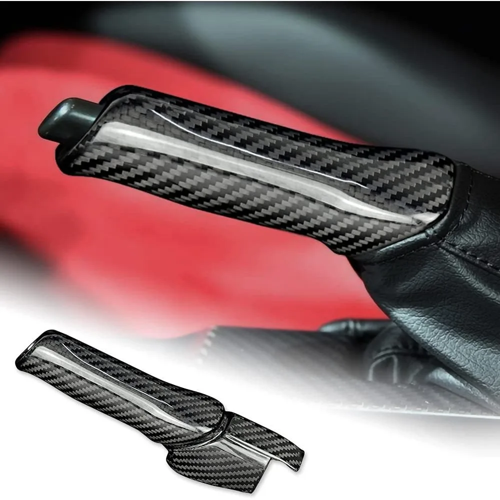 

Настоящая жесткая отделка из углеродного волокна для Nissan GTR 2008-2021, автомобильные ручки ручного тормоза, защитная наклейка, защита для парковки рук